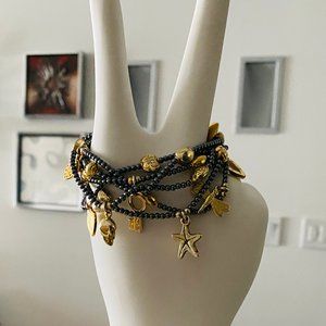 Good Charma Hematite Bracelet Set